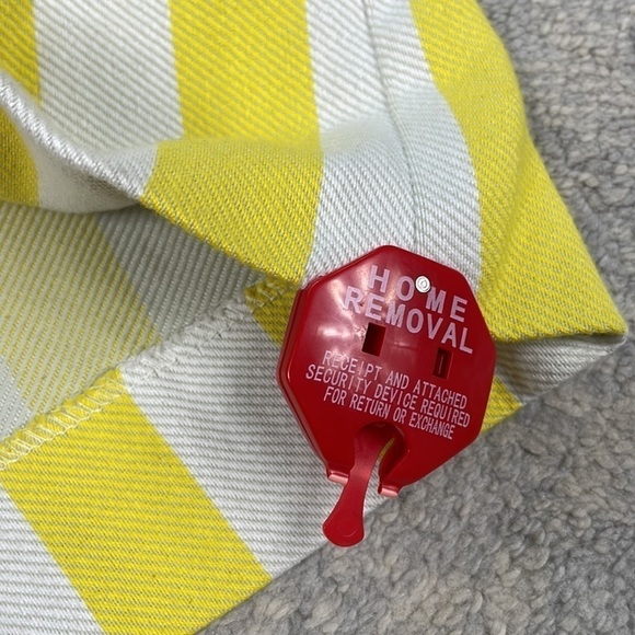 NWT Miguelina Pippa Striped Italian Jumper Dress Yellow White Sz S - Picture 16 of 16